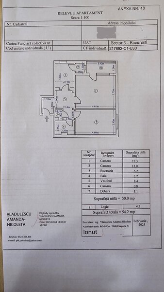 Titan 1 minut metrou vis a vis de parc IOR